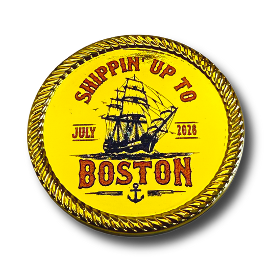 Shippin' Up To Boston Challenge Coin
